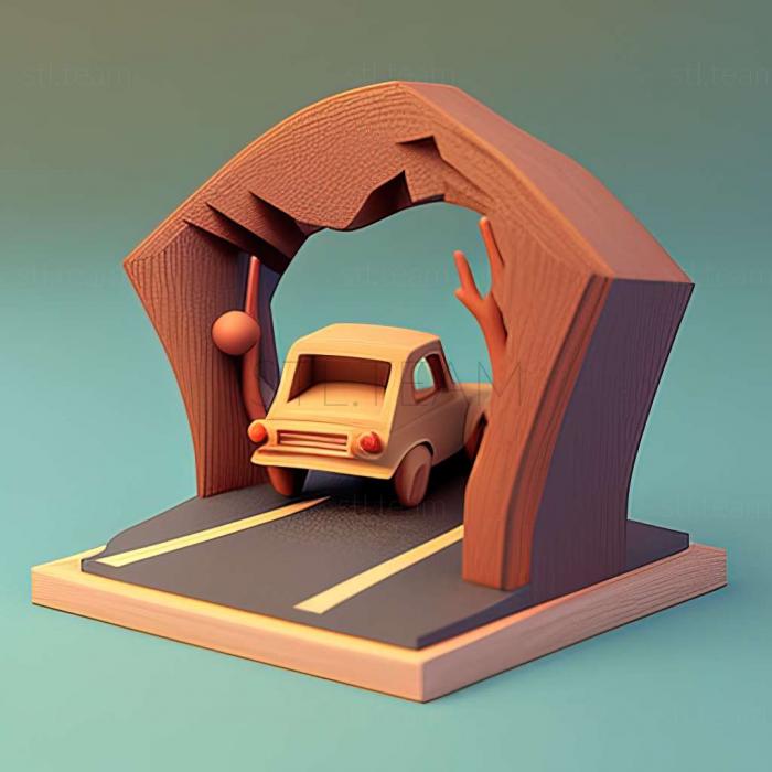 3D model School Driving 3D game (STL)